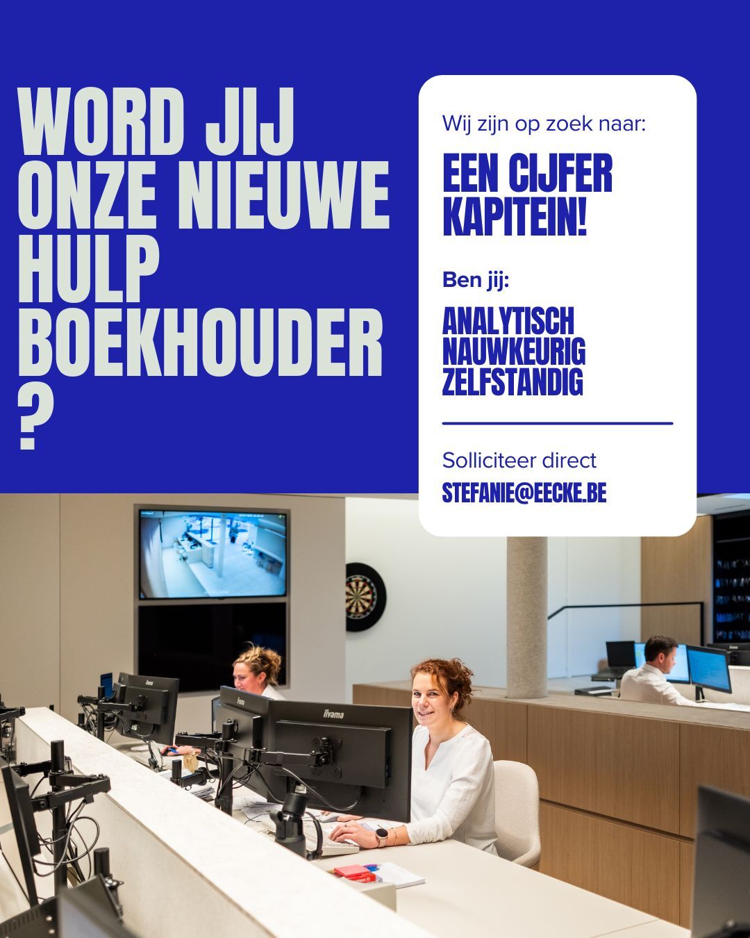 Wij zoeken een hulp boekhouder!